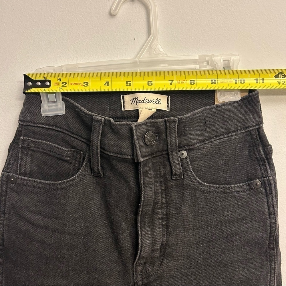 Madewell Black Jeans 10” High-Rise Skinny Size 24 NWT - Picture 8 of 12